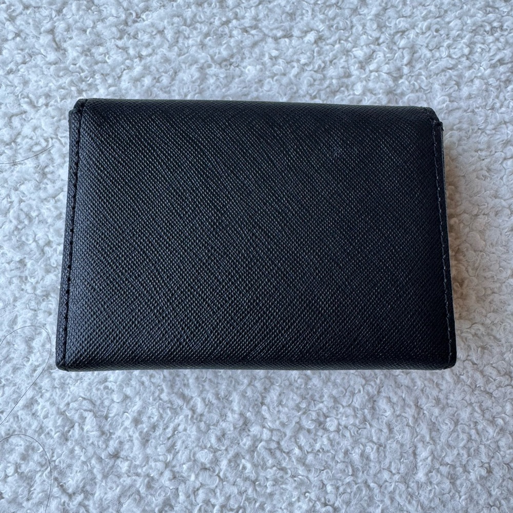 Kate Spade Black Card Holder with Gold Accent - Picture 2 of 6